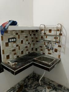 Kitchen Image of 400 Sq.ft 1 RK Independent House for rent in Girdharpur Sunarasi Ghaziabad for Rs. 5500