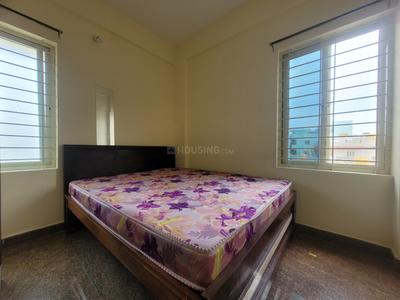 Bedroom Image of 850 Sq.ft 1 BHK Builder Floor for rent in Bilekahalli Bengaluru for Rs. 17500