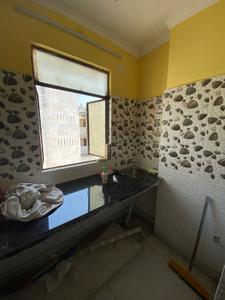 Kitchen Image of 320 Sq.ft 1 BHK Builder Floor for rent in Ranjeet Nagar New Delhi for Rs. 14000