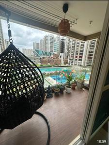 Balcony Image of 2500 Sq.ft 3 BHK Apartment / Flat for rent in Moosapet Hyderabad for Rs. 75000