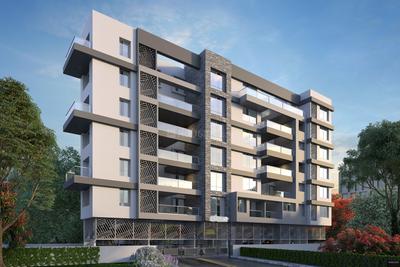 Building Image of 1450 Sq.ft 3 BHK Apartment / Flat for sale in Mantri Park 1 and 2, Kothrud Pune for Rs. 20500000