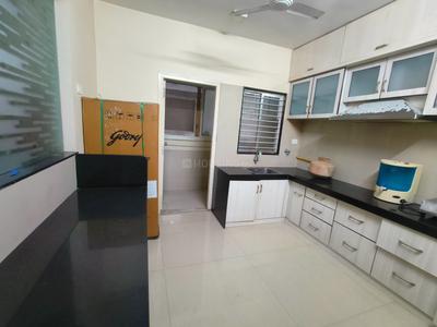 Kitchen Image of 1033 Sq.ft 3 BHK Apartment / Flat for rent in Sangath Terraces, Sargasan Gandhinagar for Rs. 30000