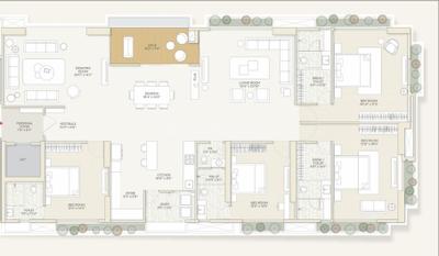 Image of 5151 Sq.ft 4 BHK Apartment / Flat for sale in Sahajanand Skyros, Bodakdev, Ahmedabad for Rs. 51500000