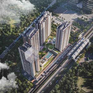 Image of 789 Sq.ft 1 BHK Apartment / Flat for sale in Godrej Emerald Waters, Pimpri, Pune for Rs. 8000000
