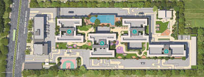 Image of 1055 Sq.ft 3 BHK Apartment / Flat for sale in RGS Forte Aspire, Punawale, Pune for Rs. 9500000
