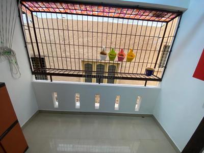 Balcony Image of 1650 Sq.ft 3 BHK Apartment / Flat for rent in Murugeshpalya Bengaluru for Rs. 43000
