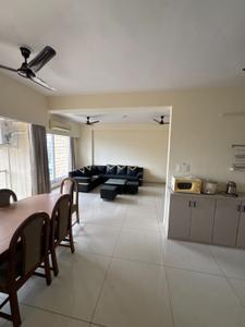 Hall Image of 2000 Sq.ft 3 BHK Apartment / Flat for rent in Shree Red Coral Hamptons, New Gotri Vadodara for Rs. 40000