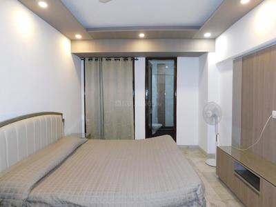 Bedroom Image of 1800 Sq.ft 3 BHK Builder Floor for rent in Masjid Moth Village New Delhi for Rs. 110000