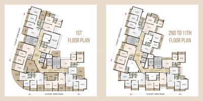 Image of 1300 Sq.ft 2 BHK Apartment / Flat for sale in SKS Residency, Ulwe, Navi Mumbai for Rs. 12000000