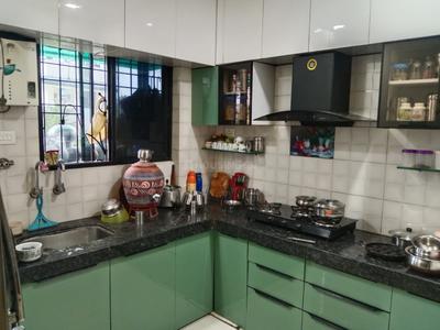 Kitchen Image of 1000 Sq.ft 2 BHK Apartment / Flat for rent in Gold Govind Wing In Golden Park I, Omkar Nagar Nagpur for Rs. 18000