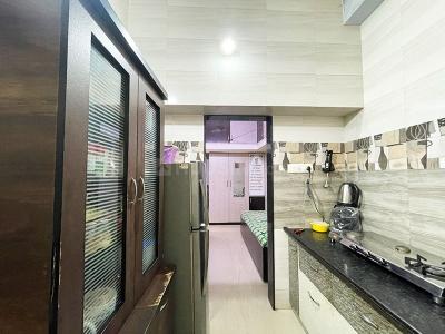 Kitchen Image of 486 Sq.ft 2 BHK Apartment / Flat for sale in Nava Vadaj Ahmedabad for Rs. 5500000