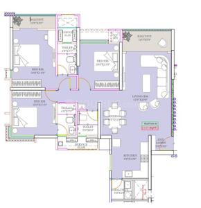 Image of 1118 Sq.ft 2 BHK Apartment / Flat for sale in Varma Infinity Evana, Punawale, Pune for Rs. 8800000