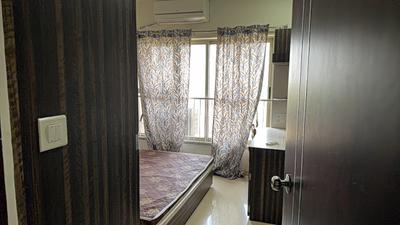 Bedroom Image of 1080 Sq.ft 2 BHK Apartment / Flat for rent in Adani The Meadows, Shantigram Ahmedabad for Rs. 34999