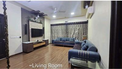 Bedroom Image of 1400 Sq.ft 3 BHK Apartment / Flat for sale in Deep Indraprasth 5, Prahlad Nagar Ahmedabad for Rs. 21000000