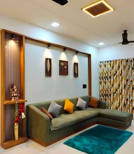 Hall Image of 1200 Sq.ft 2 BHK Apartment / Flat for rent in Paradise Sai World Empire, Kharghar Navi Mumbai for Rs. 45000