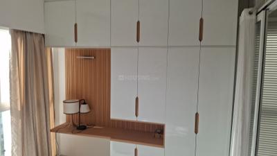 Bedroom Image of 482 Sq.ft 1 RK Apartment / Flat for rent in L And T Raintree Boulevard, Sahakara Nagar Bengaluru for Rs. 42500