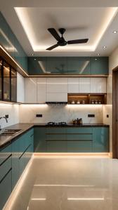 Kitchen Image of 890 Sq.ft 3 BHK Apartment / Flat for sale in Sattva Park Cubix Phase 1, Devanahalli Bengaluru for Rs. 7500000