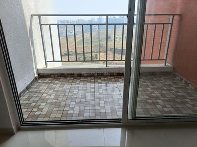 Balcony Image of 950 Sq.ft 2 BHK Apartment / Flat for rent in Majestique Rhythm County, Handewadi Pune for Rs. 20000