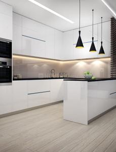 Kitchen Image of 1265 Sq.ft 2 BHK Apartment / Flat for rent in Zaveri Greens, Ghuma Ahmedabad for Rs. 21500