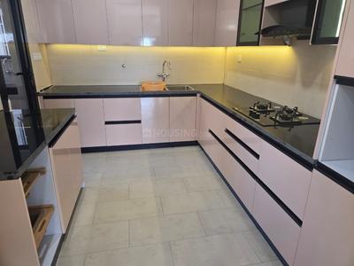 Kitchen Image of 2001 Sq.ft 3 BHK Apartment / Flat for rent in Sobha City, Sector 108 Gurgaon for Rs. 75000
