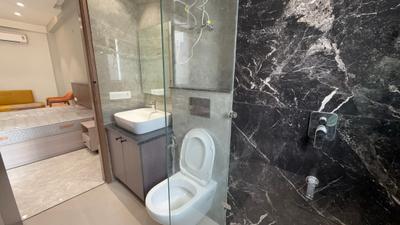 Bathroom Image of 350 Sq.ft 1 RK Apartment / Flat for rent in Sector 30 Gurgaon for Rs. 26000