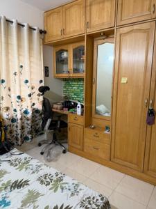 Bedroom Image of 1350 Sq.ft 2 BHK Apartment / Flat for rent in Puravankara Purva Belmont, Kumaraswamy Layout Bengaluru for Rs. 40000