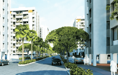 Image of 1396 Sq.ft 3 BHK Apartment / Flat for sale in Kolte Patil Little Earth, Mamurdi, Pune for Rs. 9500000