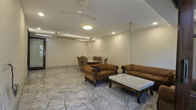 Living Room Image of 4500 Sq.ft 4 BHK Builder Floor for rent in Safdarjung Development Area New Delhi for Rs. 450000