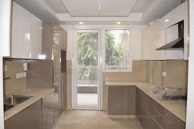 Kitchen Image of 1350 Sq.ft 3 BHK Builder Floor for sale in Paschim Vihar New Delhi for Rs. 27000000