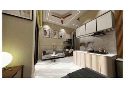 Kitchen Image of 650 Sq.ft 1 RK Apartment / Flat for sale in Jagatpura Jaipur for Rs. 4200000