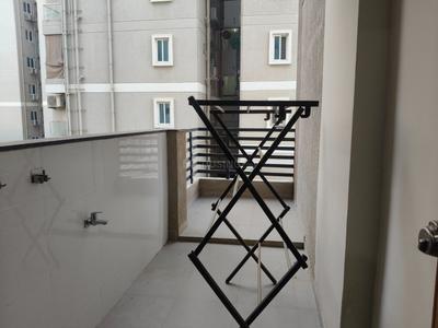 Balcony Image of 1550 Sq.ft 3 BHK Apartment / Flat for rent in Dhruv Abhishek Aura, Sama Savli Vadodara for Rs. 22000