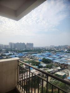 Balcony Image of 945 Sq.ft 2.5 BHK Apartment / Flat for rent in NBCC Golf Homes, Noida Extension Greater Noida for Rs. 16000