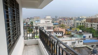 Balcony Image of 1200 Sq.ft 3 BHK Apartment / Flat for sale in Nagerbazar Kolkata for Rs. 6600000