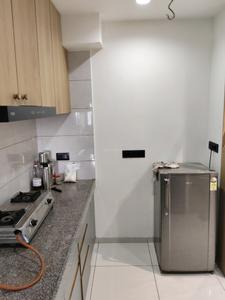 Kitchen Image of 700 Sq.ft 1 BHK Apartment / Flat for rent in Aakash Residency Phase 1, Shela Ahmedabad for Rs. 26000