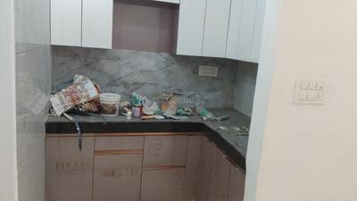 Kitchen Image of 500 Sq.ft 1 BHK Builder Floor for sale in Hari Nagar New Delhi for Rs. 4400000