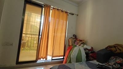 Bedroom Image of 550 Sq.ft 1 BHK Apartment / Flat for rent in Shree Nandanvan Homes Building E, Kalwa Thane for Rs. 25000