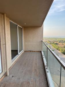 Balcony Image of 1585 Sq.ft 2 BHK Apartment / Flat for rent in Shreenathji Delta Riviera, Ulwe Navi Mumbai for Rs. 60000