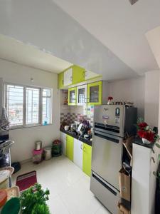 Kitchen Image of 600 Sq.ft 1 BHK Apartment / Flat for rent in Ram Livogue, Hadapsar Pune for Rs. 25000