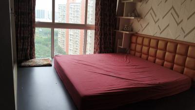 Bedroom Image of 2450 Sq.ft 4 BHK Apartment / Flat for rent in Lodha Belmondo, Gahunje Pune for Rs. 110000