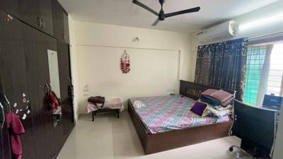 Bedroom Image of 1400 Sq.ft 3 BHK Apartment / Flat for rent in Bramha Skycity, Dhanori Pune for Rs. 44000