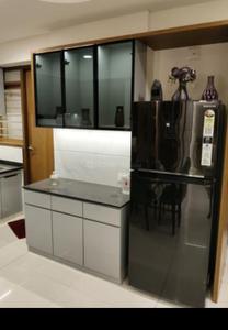Kitchen Image of 1890 Sq.ft 3 BHK Apartment / Flat for rent in Basil Skyline, Vaishno Devi Circle Ahmedabad for Rs. 30000