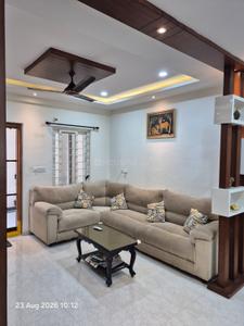 Living Room Image of 1735 Sq.ft 3 BHK Apartment / Flat for rent in Crown Whistling Woods, Manchirevula Hyderabad for Rs. 60000