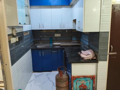 Kitchen Image of 450 Sq.ft 2 BHK Builder Floor for sale in Mandawali New Delhi for Rs. 3800000