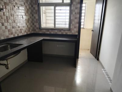 Kitchen Image of 710 Sq.ft 1 BHK Apartment / Flat for rent in Unnati Gagan Cefiro, Undri Pune for Rs. 13000