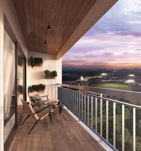 Balcony Image of 940 Sq.ft 2 BHK Apartment / Flat for sale in Austin Ira, Mamurdi Pune for Rs. 5900000