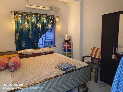 Bedroom Image of 630 Sq.ft 2 BHK Builder Floor for sale in Mukundapur Kolkata for Rs. 1850000