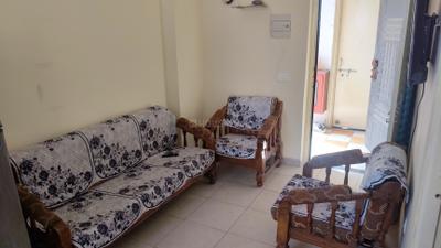 Living Room Image of 680 Sq.ft 1 BHK Apartment / Flat for rent in UCHDPL Swamanorath, Wave City Ghaziabad for Rs. 18500