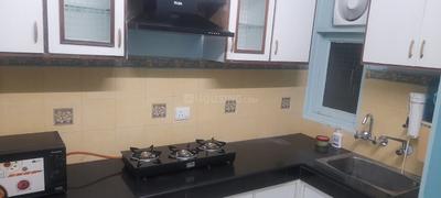 Kitchen Image of 1500 Sq.ft 2 BHK Apartment / Flat for rent in Jangpura New Delhi for Rs. 68000