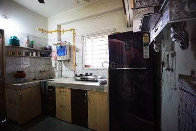Kitchen Image of 945 Sq.ft 2 BHK Apartment / Flat for sale in Ghatlodiya Ahmedabad for Rs. 5500000