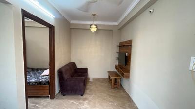 Living Room Image of 553 Sq.ft 1 BHK Apartment / Flat for rent in BTM Layout Bengaluru for Rs. 23499